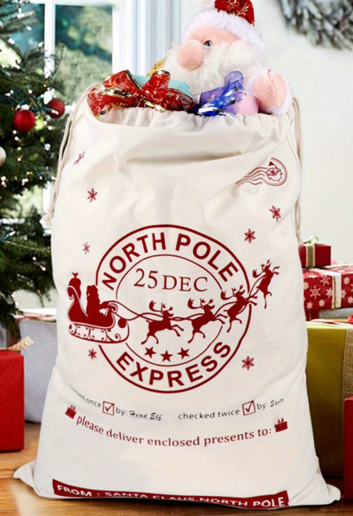 Winter Themed Gift Bag - Includes Customized Name