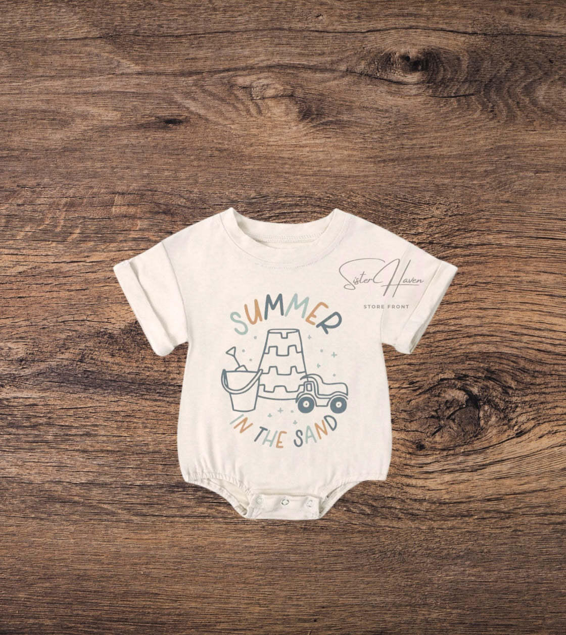 PRE-ORDER Bubble Romper - Summer In The Sand