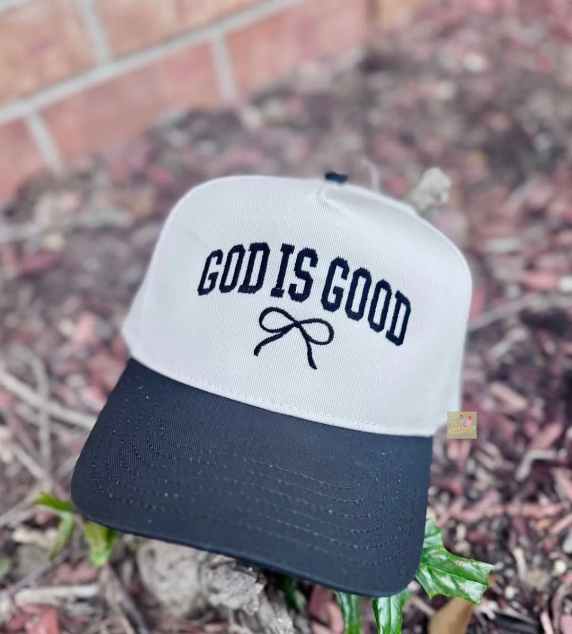 PRE ORDER - God is good embroidered hat 
