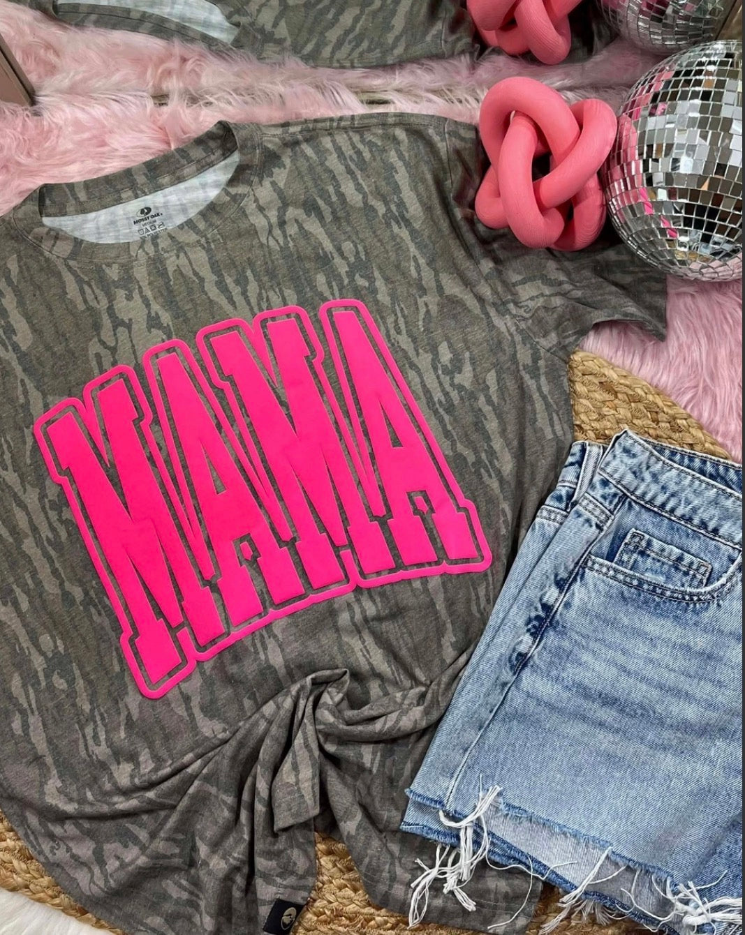 Pre-Order Varsity Custom Puff Camo Tee