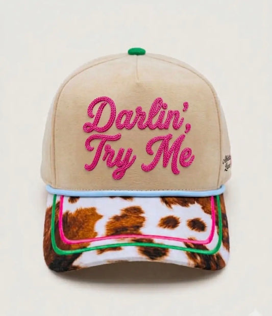 PRE- ORDER Western Statement Trucker Hat - Darlin’ Try Me