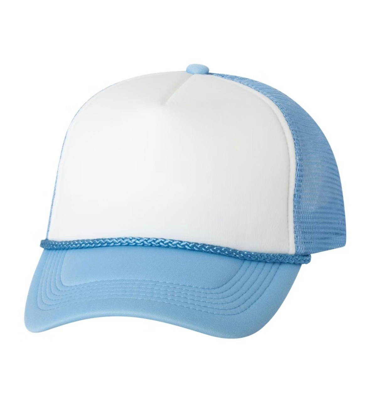 Baby Blue Custom Foam Trucker Hat