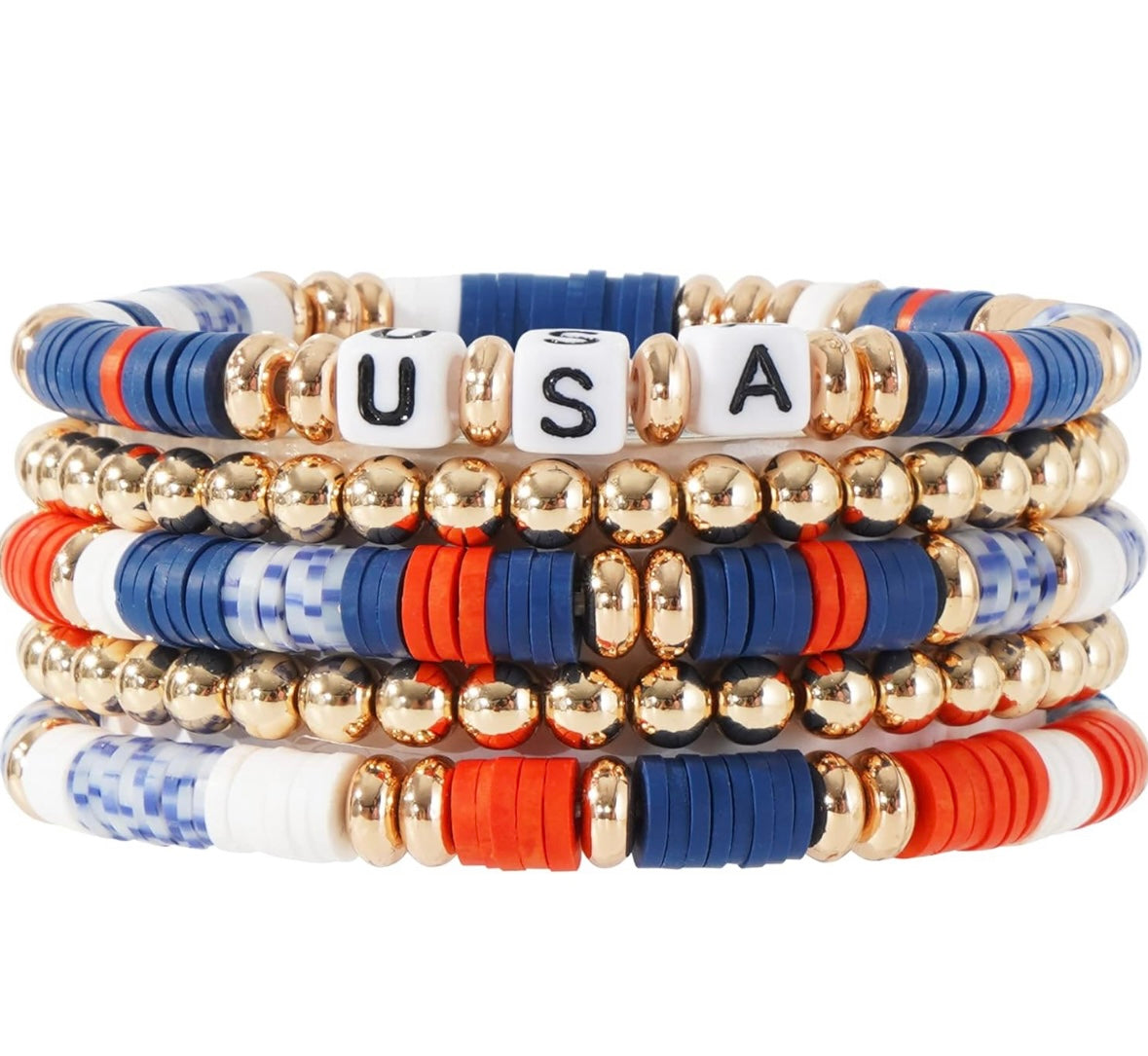 4th Of July - 5 Bracelets