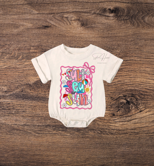 PRE-ORDER Bubble Romper - Salt, Sea, Sun