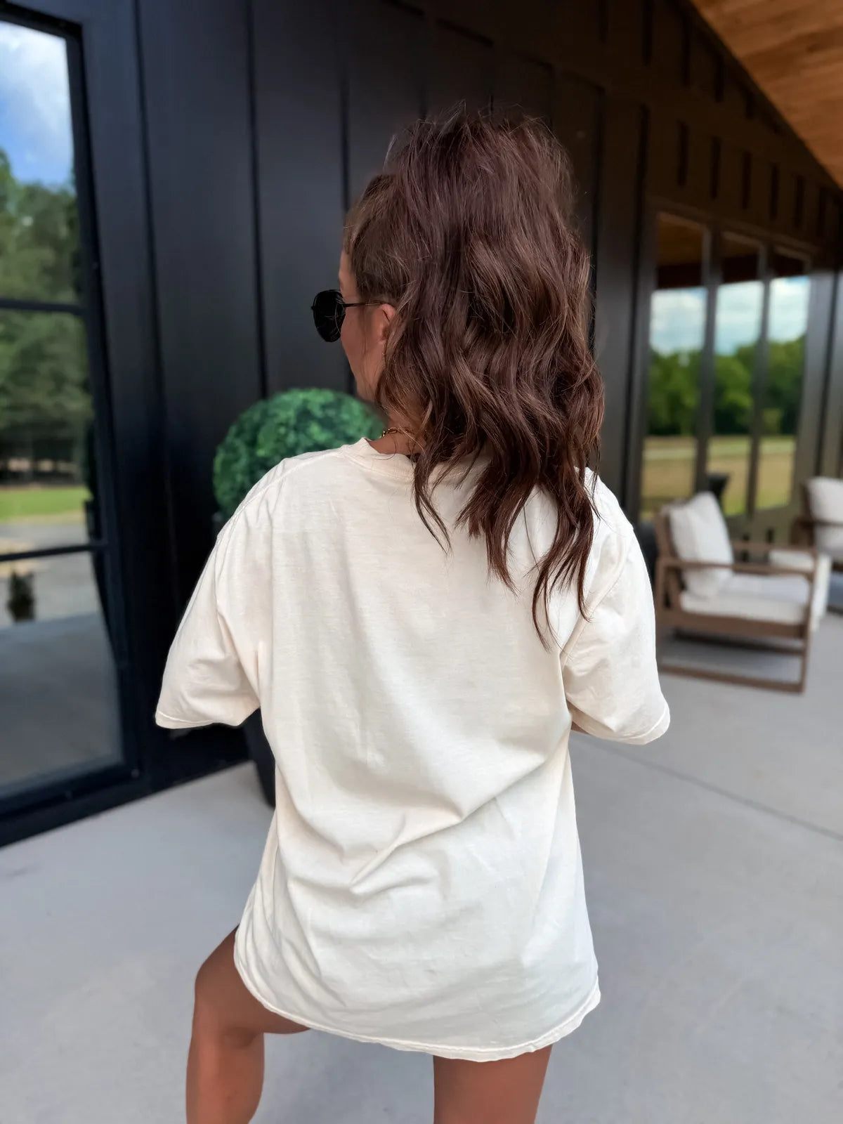 Polka Dot FALL Graphic Tee on Ivory