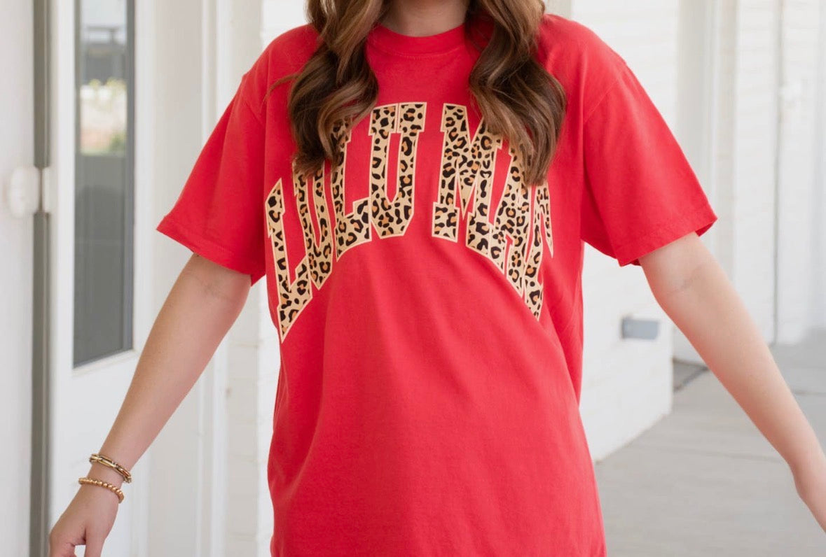 Leopard print - LuLu Mac tee
