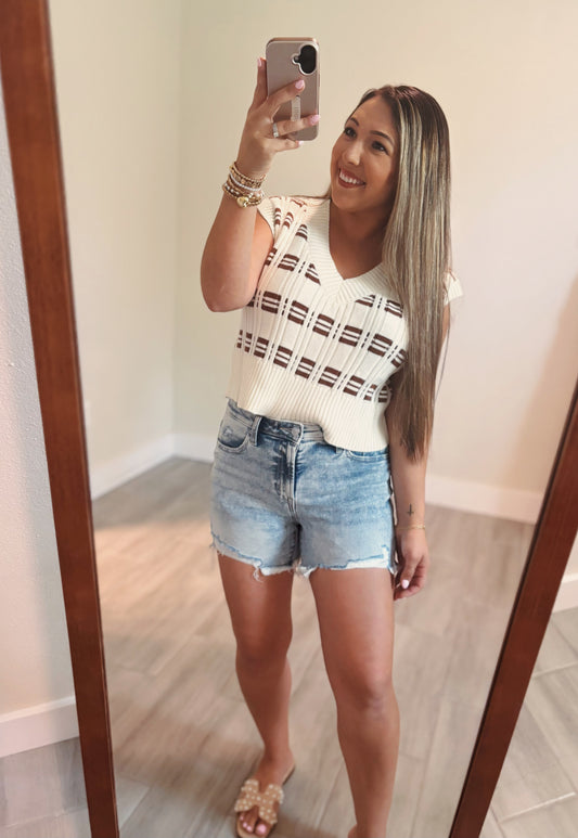 ZENANA Light Wash Jean Shorts