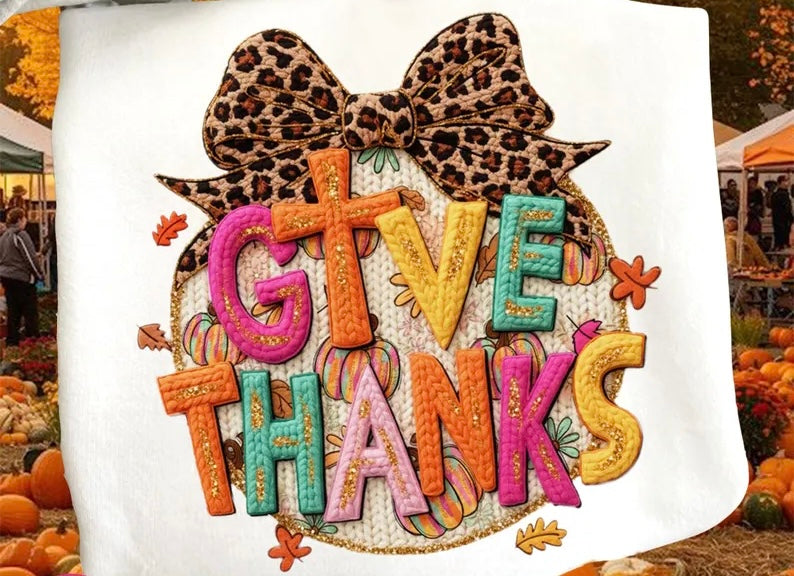 Give Thanks - Ivory Tee