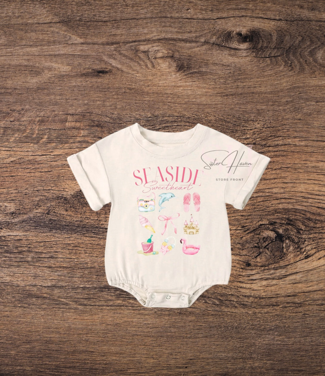 PRE-ORDER Bubble Romper - SeaSide Sweetheart