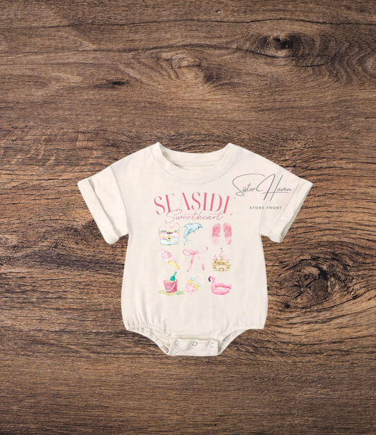 PRE-ORDER Bubble Romper - SeaSide Sweetheart