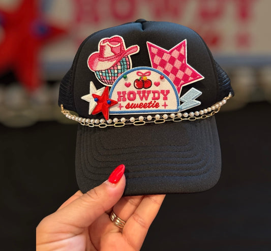 Custom Howdy Sweetie Trucker Hat