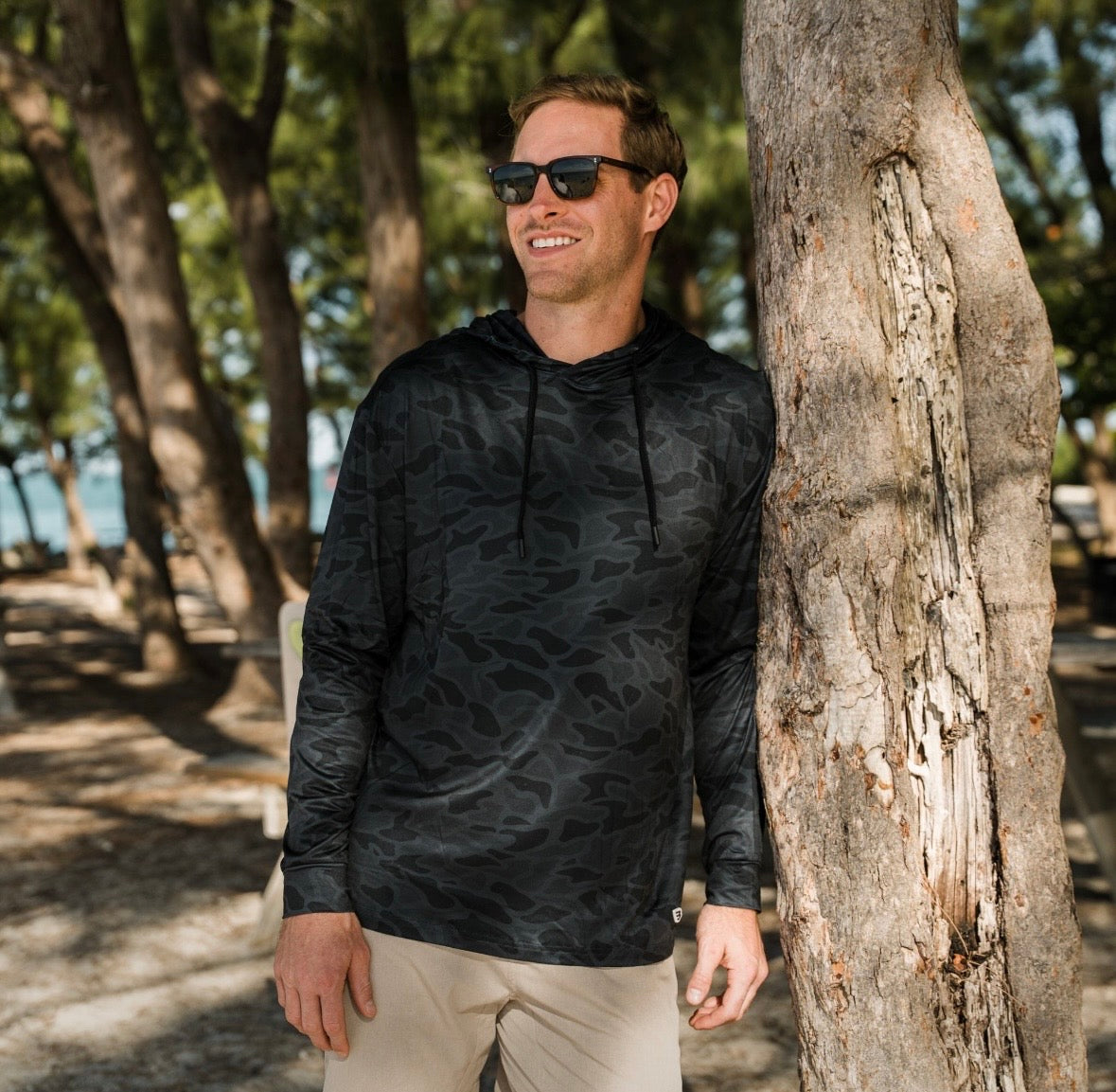 Performance Hoodie - Black Camo