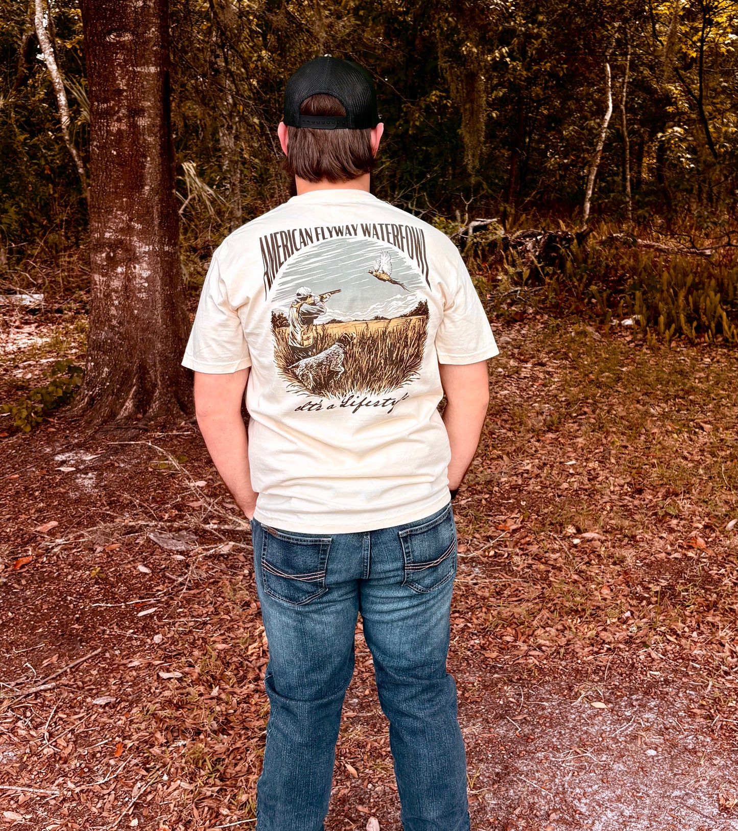 Flying Pheasant Ivory Pocket Shirt