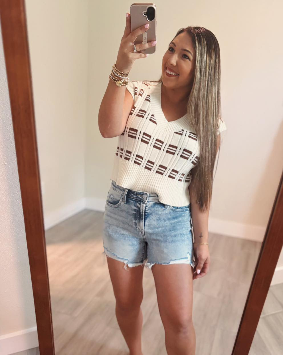 ZENANA Light Wash Jean Shorts
