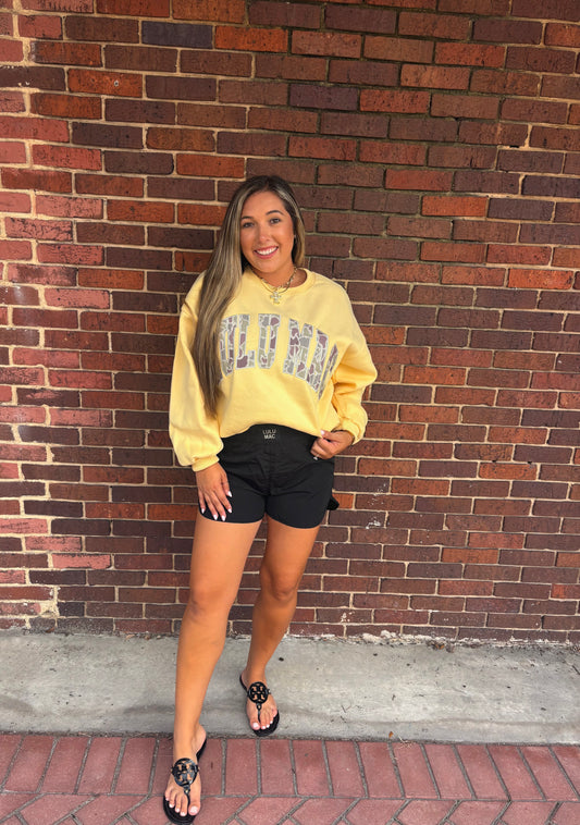 LULU MAC Sweatshirt - Butter Yellow