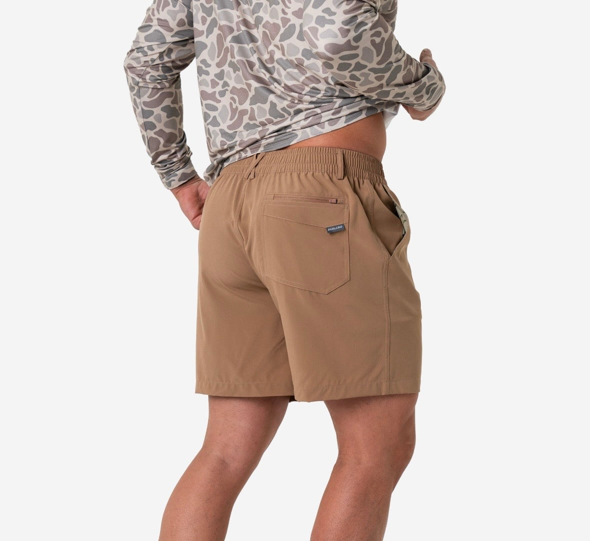 Everyday Shorts - Desert Tan - Flying Ducks Green Pockets