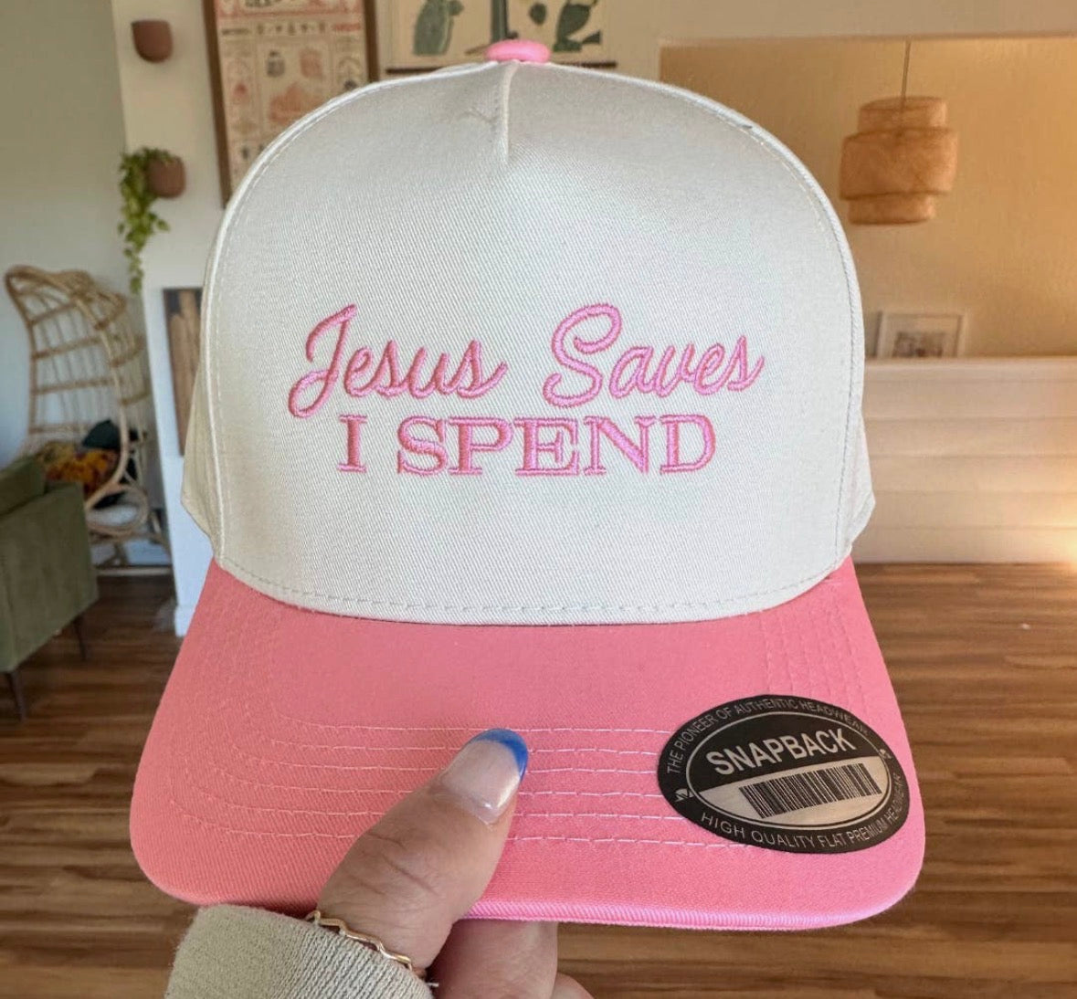 PRE-ORDER Jesus Saves I Spend Hat