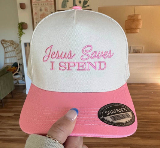 PRE-ORDER Jesus Saves I Spend Hat
