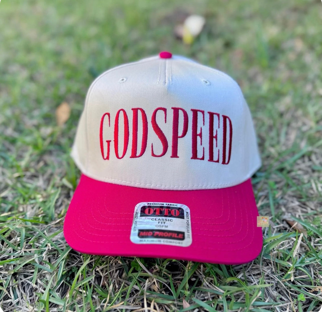PRE ORDER - Gods speed embroidered hat ￼