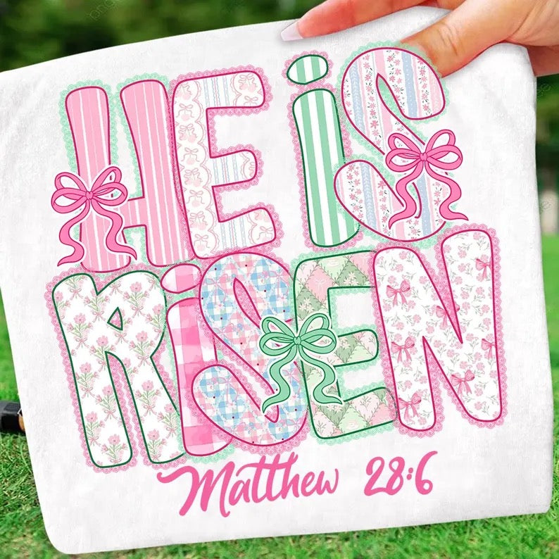 He is Risen custom tee