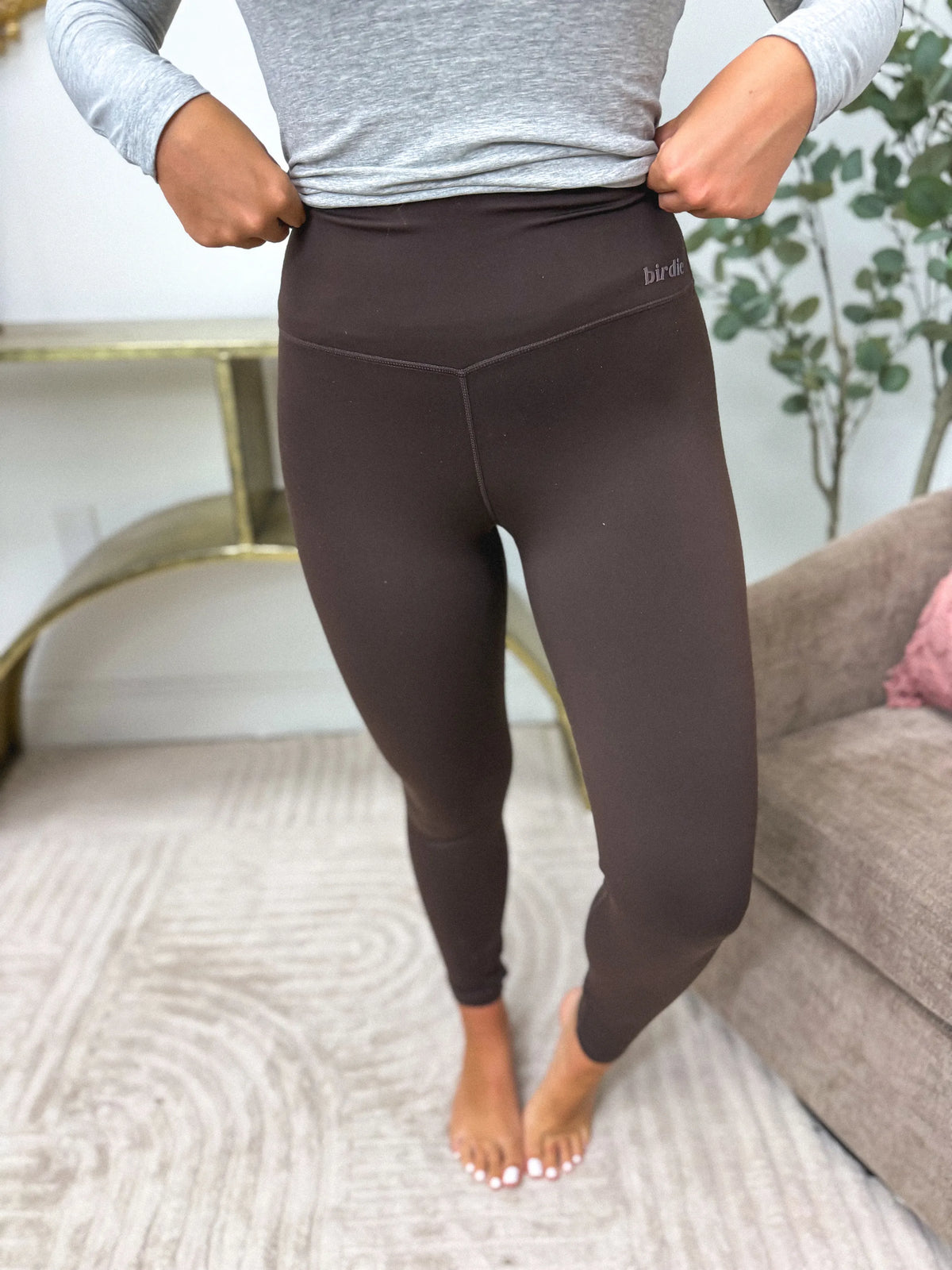 BIRDIE Airskin Leggings -Espresso